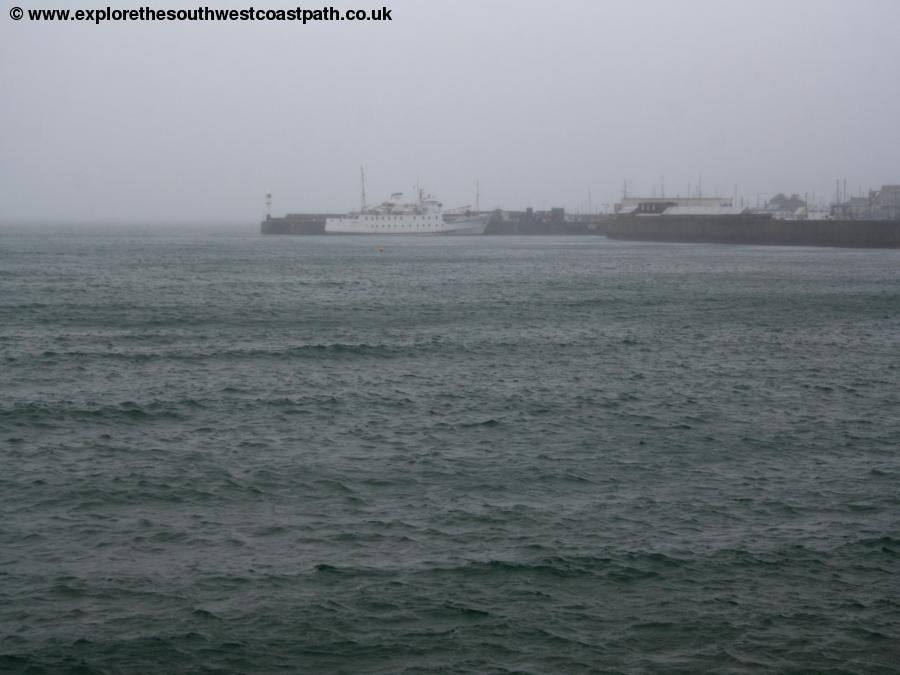 A wet and misty day in Penzance