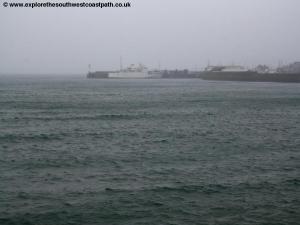 A wet and misty day in Penzance