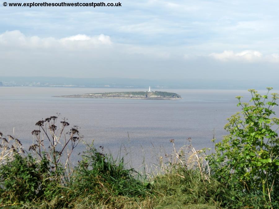 Flat Holm from Steep Holm
