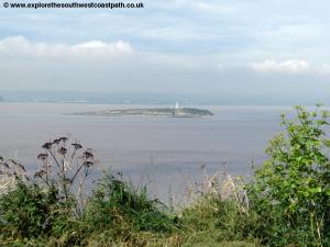 Flat Holm from Steep Holm