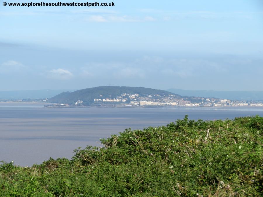 Weston-super-Mare from Steep Holm