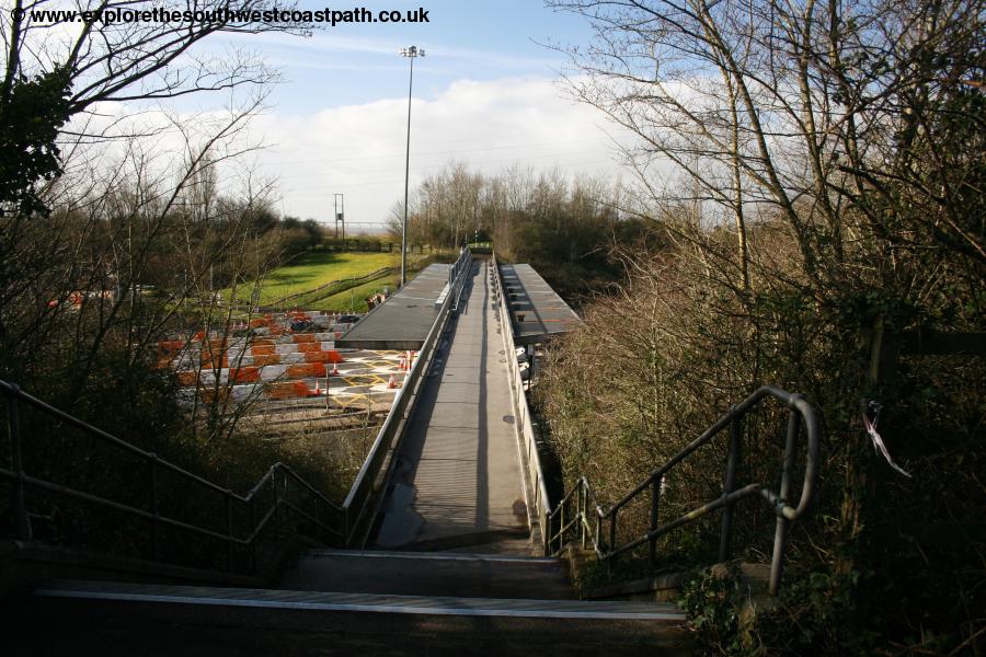 Crossing the toll gates of the Severn Bridge
