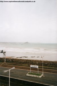 Penzance Station and St Michael's Mount