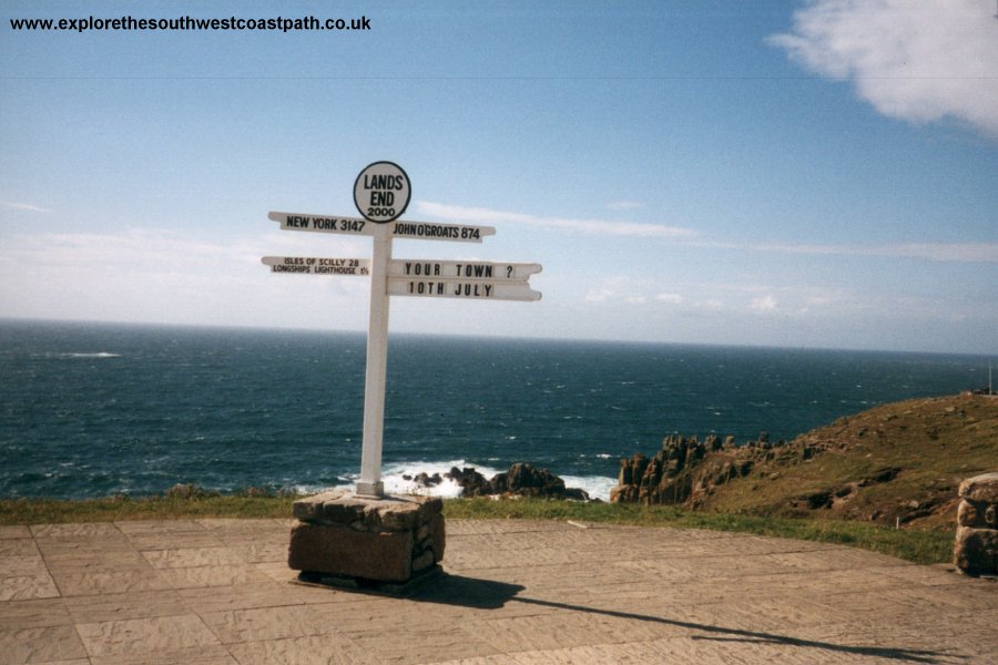 The Lands End Signpost