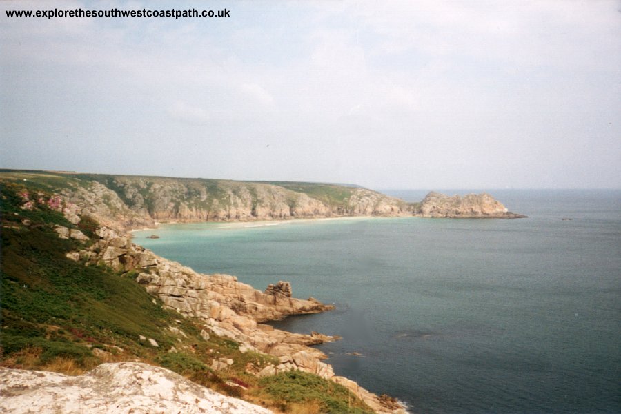 Porthcurno from the coast path
