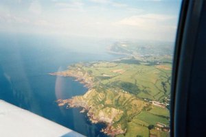 Aerial Photo of the coast near Watermouth