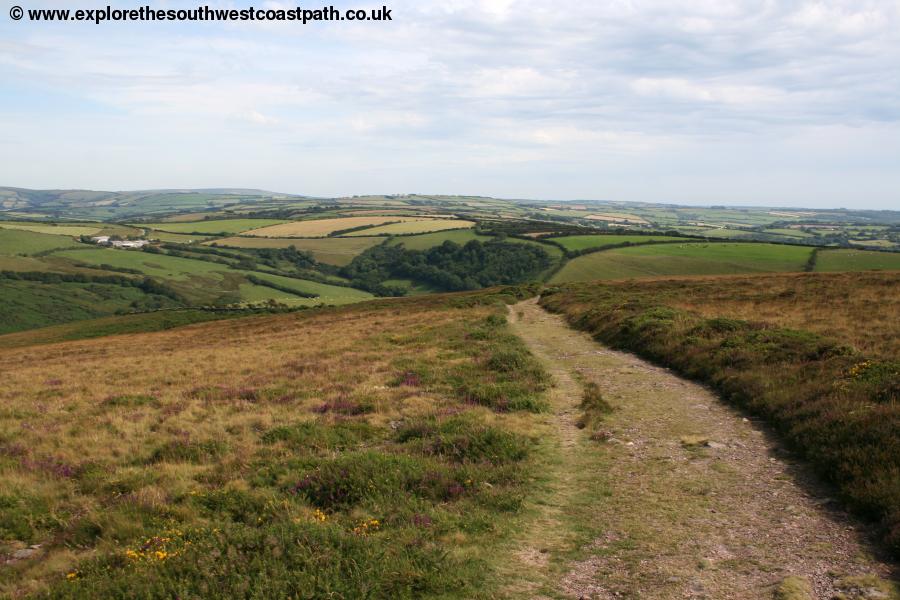 View near Great Hangman