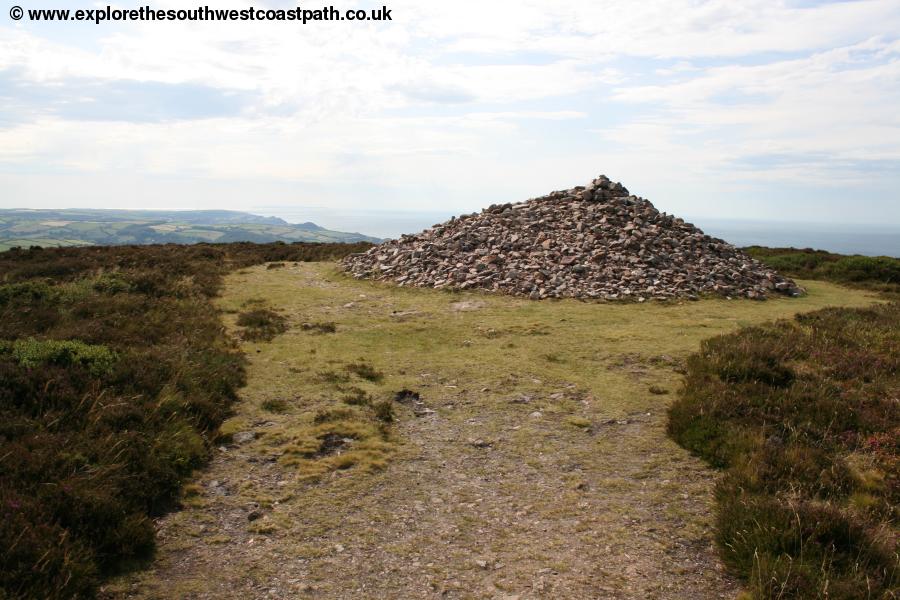 The summit of Great Hangman