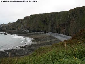 Beach north of Hartland Quay