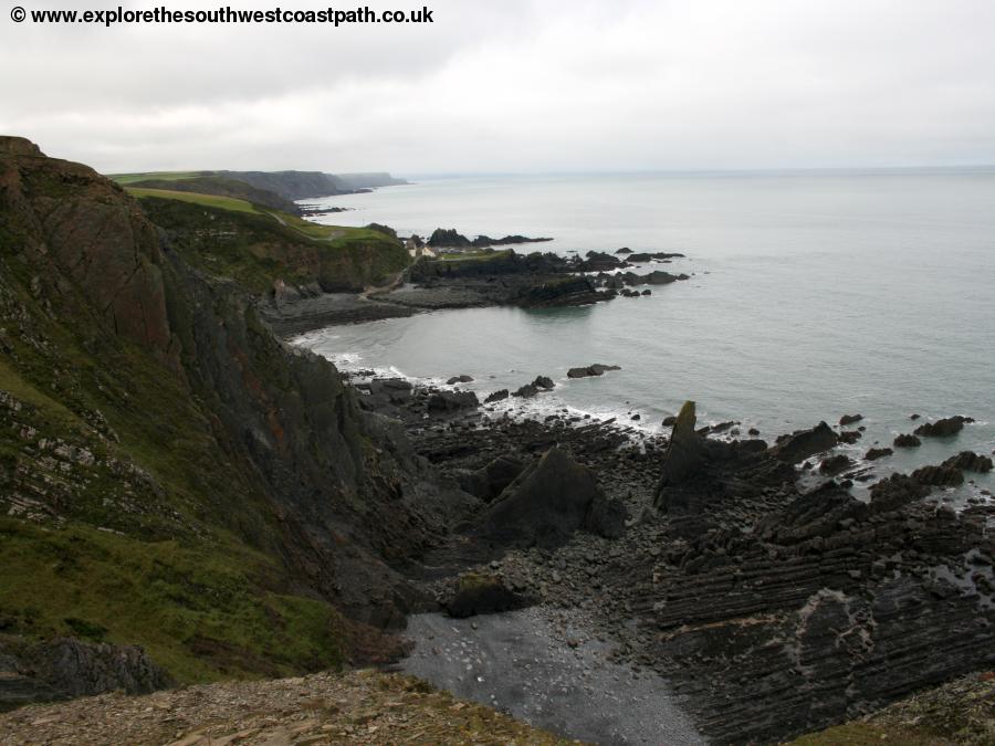 View back to Hartland Quay