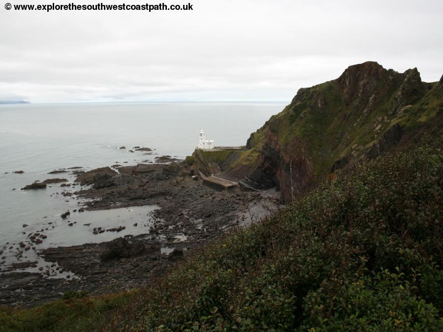 Hartland Point light house ahead