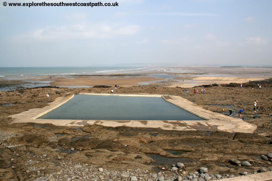 The tidal swimming pool, Westward Ho!