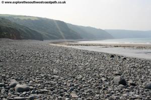 Peppercombe beach