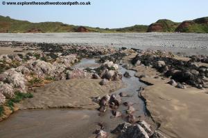 Peppercombe beach