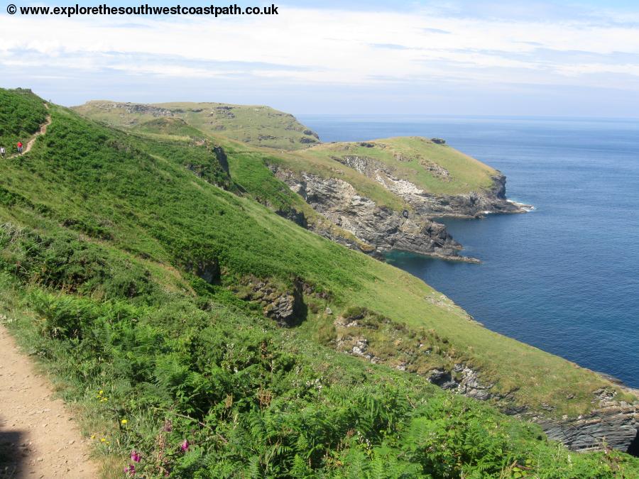 View back towards Tintagel