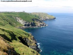 View back to Tintagel