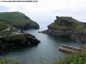 Boscastle harbour mouth