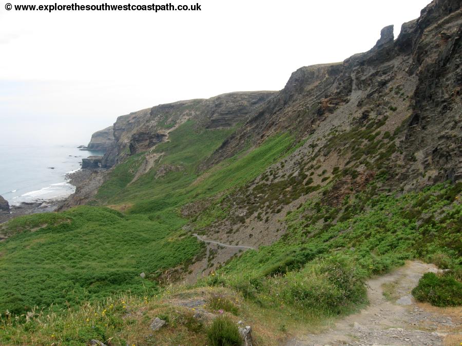 The path down to The Strangles beach