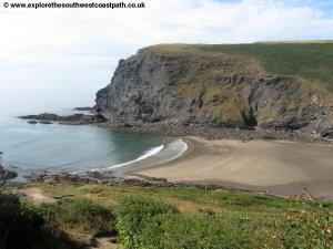 Crackington Haven beach