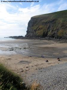 Crackington Haven beach