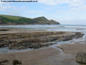 Crackington Haven beach