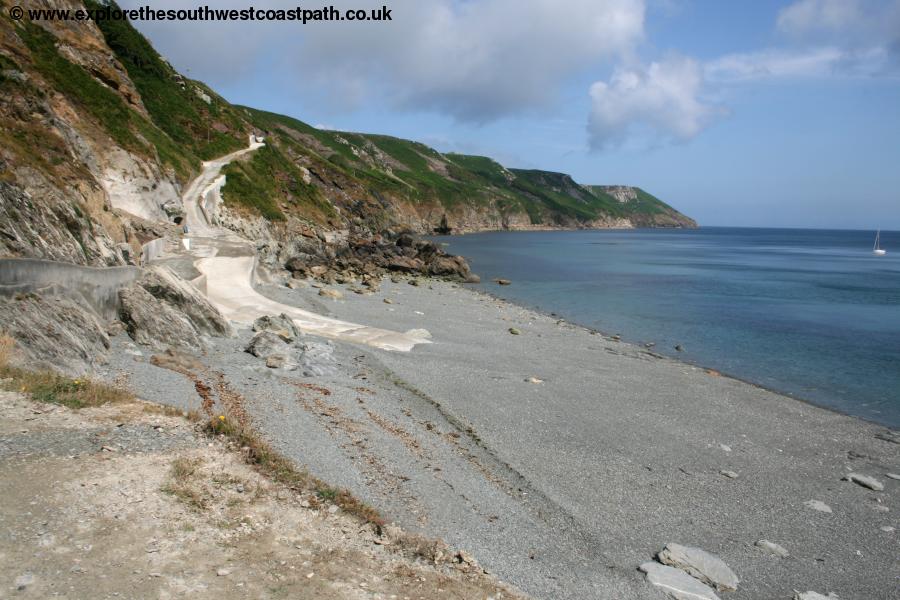 The landing beach