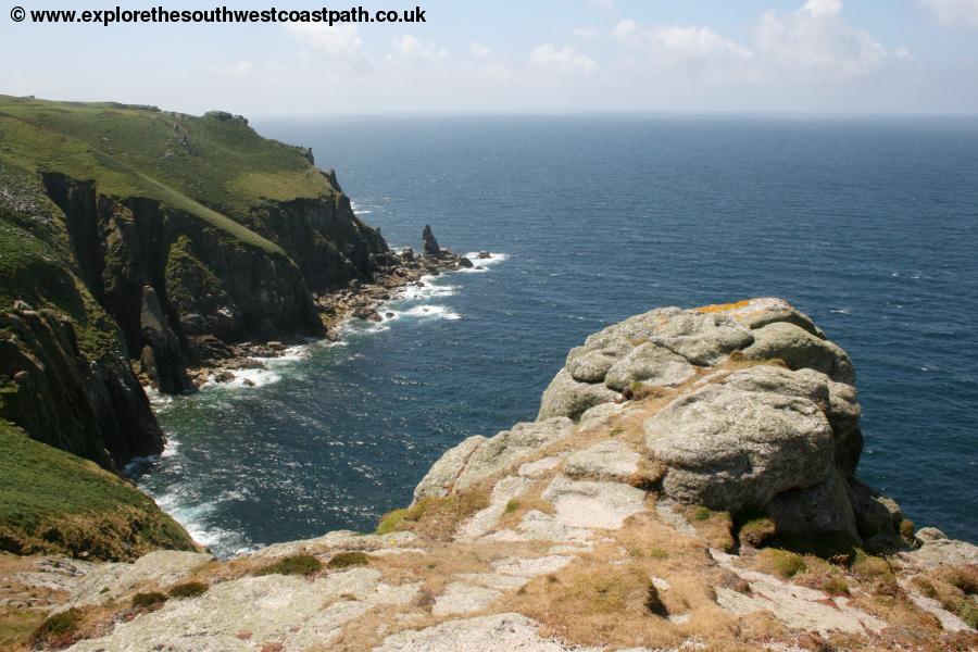 The west coast of the island