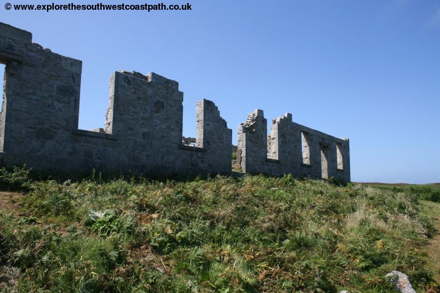 Disused cottages by the quarry