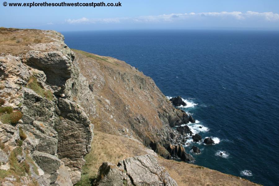 The south coast of Lundy