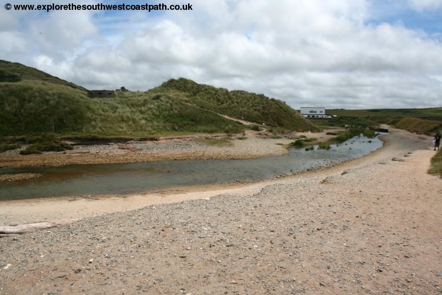 Stream at the north of Gwithian Beach