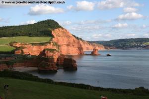 Approaching Ladram Bay