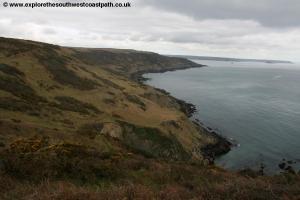 View back to Penlee Point from Rame Head