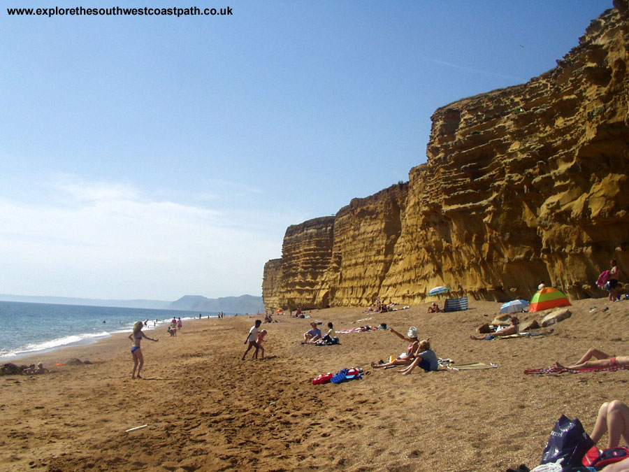 Burton Bradstock Beach, looking West