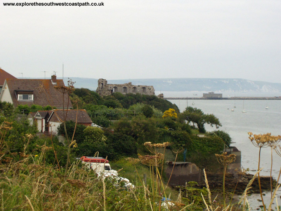 Approaching Sandsfoot Castle