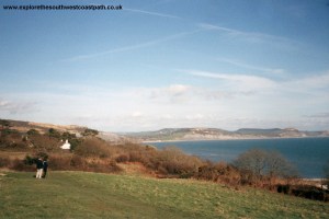 The end of the Undercliff at Lyme Regis