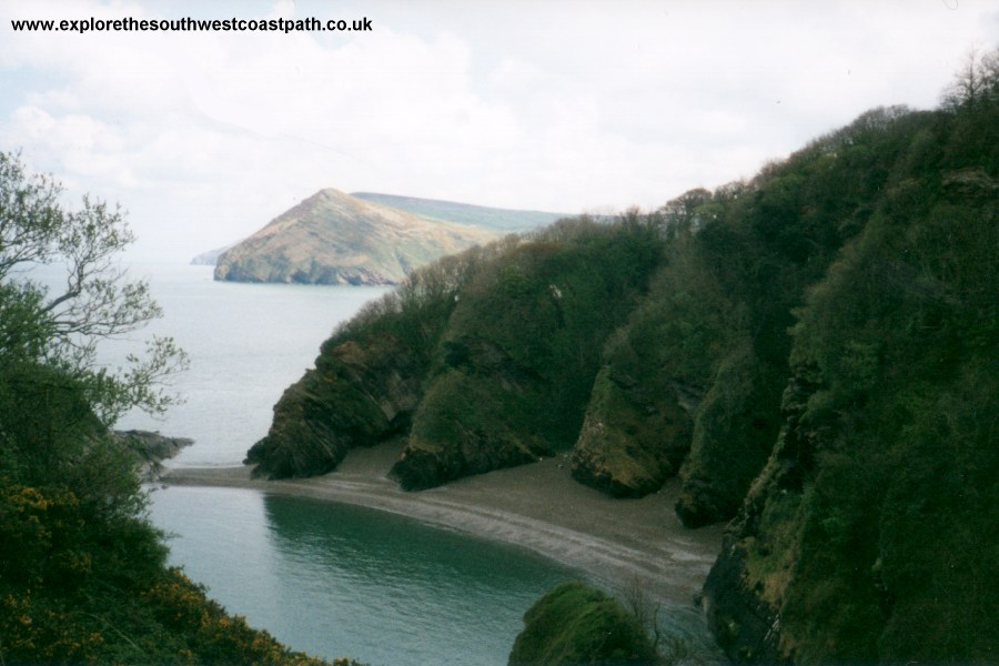 View of Great Hangman and Little Hangman from Briery Cave