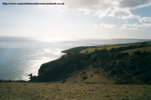 View towards Combe Point