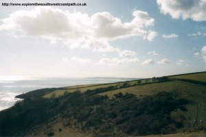 View towards Combe Point