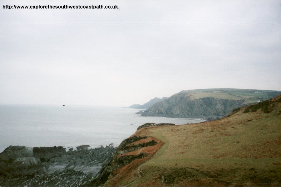 View back towards Lee Bay