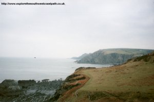 Looking back to Lee Bay