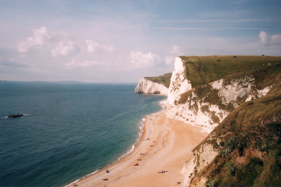 View towards Swyre Head and Bats Head