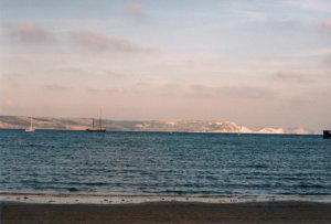 View of the coast towards Lulworth, from Weymouth