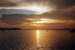 Sunset over Poole Harbour