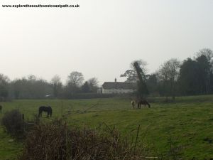 Approaching Studland Village