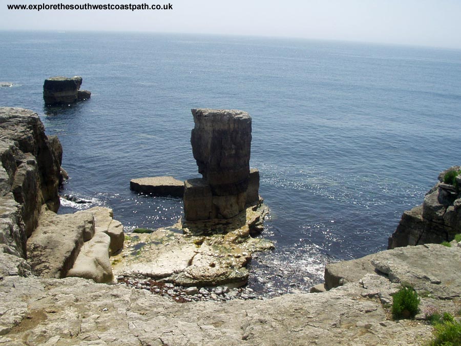 Old Quarry workings near Portland Bill