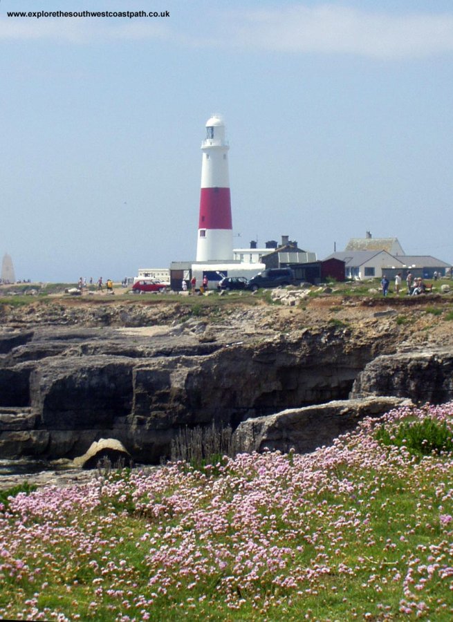 Looking back to Portland Bill