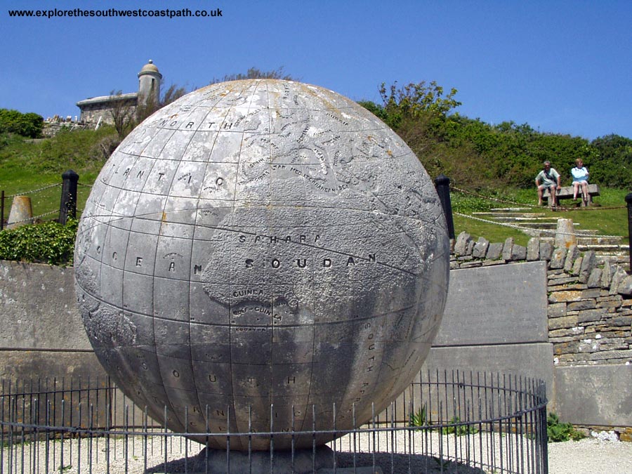 The Giant Globe at Durlston Country Park